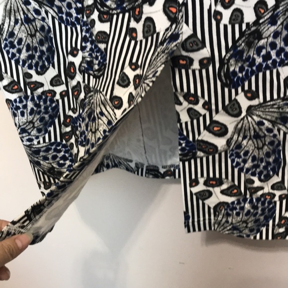 Melissa McCarthy seven7 butterfly print pencil midi skirt size 3X - Picture 6 of 9